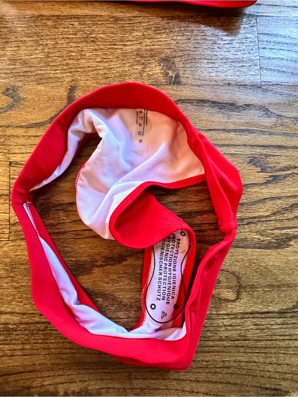 Red Triangle Bikini Set - Picture 3 of 5